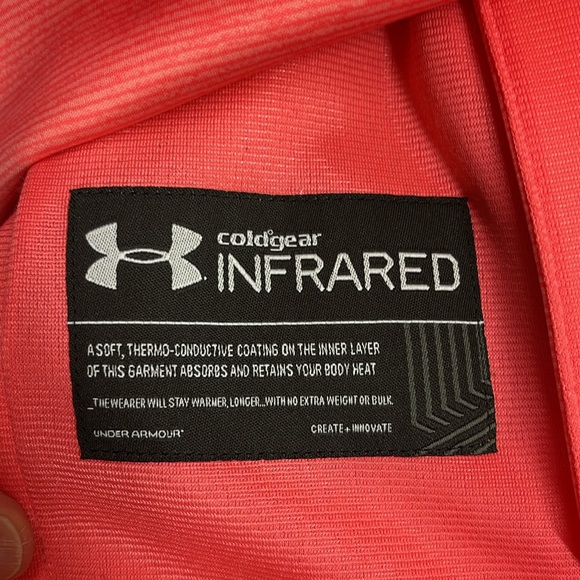 UA Infared coldgear zip jacket small EUC - Picture 6 of 7